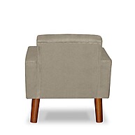 Mini Poltrona Infantil Nina em Suede Bege - Conforto e Estilo para Crianças - imagem 2