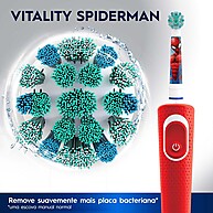 Escova Elétrica Oral-B Spiderman: Diversão e Higiene para Crianças - imagem 2