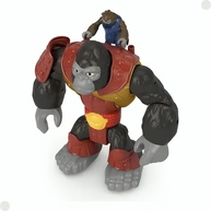 Gorila Samurai Fisher Price 22cm: Ação e Imaginação para Crianças - imagem 2