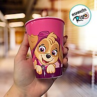 Copo Patrulha Canina Rosa 270ml: Divertido e Seguro para Crianças - imagem 2
