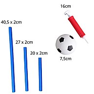 Kit Mini Trave com Rede e Bola – Diversão Total para Crianças - imagem 1
