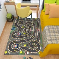 Tapete Infantil Aventura na Cidade "Velocidade Selvagem" - Diversão e Aprendizado para Crianças (79x119cm) - imagem 4
