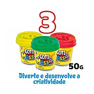Massinha Coti Tutti Frutti Dinossauros: Diversão Criativa! - imagem 2
