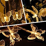 Luzes de Corda LED Borboleta – Decoração Romântica e Criativa - imagem 1