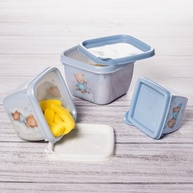 Kit 3 Potes Quadrados Decorados Infantil Conect Menino - Organização Criativa e Segura - imagem 3