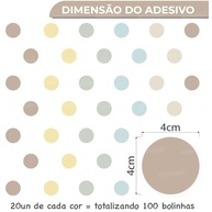 Kit Adesivo Colorido Infantil Lavável - Decoração Segura e Criativa para Quartos Kids - imagem 3