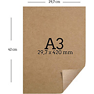 Papel Kraft A3 180g Jandaia – Artesanato e Embalagens Criativas - imagem 2