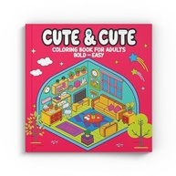 Kit 3 Livros de Colorir Adulto Cute & Cute: Relaxamento e Criatividade - imagem 3
