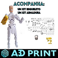 Dummy 13 Articulado: Boneco para Montar e Estimular a Criatividade - imagem 1