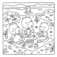Livro de Colorir Capivaras: Relaxamento e Criatividade - imagem 2