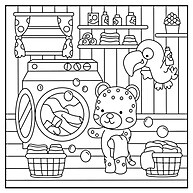 Livro Cute World Para Colorir – Relaxamento e Criatividade - imagem 2