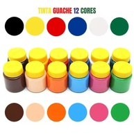 Tinta Guache Acrilex 12 Cores: Liberte sua Criatividade! - imagem 2