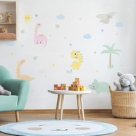 Adesivo de Parede Dinossauro Infantil Lavável - Seguro e Criativo para Decoração do Quarto - imagem 4