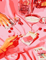 Kit de Pintura por Números Retrô para Adultos - DIY Criativo e Relaxante - imagem 1