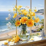 Kit de Pintura por Números PRASIO - Tela de Flores para Adultos | DIY Criativo e Relaxante - imagem 2