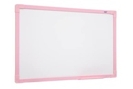 Quadro Branco com Moldura Rosa Soft - 80x60cm | Design Moderno e Funcional para Ambientes Criativos - imagem 3