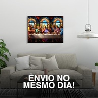 Kit Pintura de Diamantes Religiosa - Santa Ceia 40x30cm com Cristais 5D - imagem 5