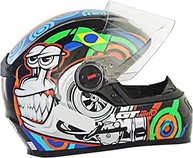 Capacete FW3 GT Turbo Preto Brilhante 60 - Segurança e Estilo com Viseira Cristal - imagem 4