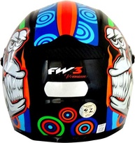 Capacete FW3 GT Turbo Preto Brilhante 60 - Segurança e Estilo com Viseira Cristal - imagem 5