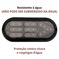 Lanterna LED para Carreta e Reboque 12V/24V - Par Cristal - imagem 2