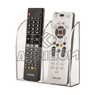 Suporte de Parede em Acrílico Cristal Transparente Duplo para Controle Remoto – Organize sua Sala com Estilo - imagem 5