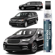 Tinta de Retoque Cristal Preto Brilhante PXR/AXR para Chrysler: Reparo Rápido e Perfeito de Arranhões - imagem 1
