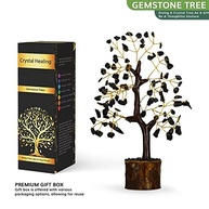 Árvore de Cristal de Turmalina Preta - Bonsai Artesanal com 100 Lascas para Proteção e Decoração - imagem 5
