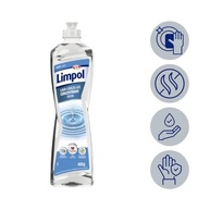 Detergente Concentrado Gel Cristal Limpol Bombril 400G - Limpeza Eficiente e Rendimento Total - imagem 3