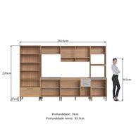 Cozinha Modulada Jade: 6 Peças e Cristaleira! - imagem 2