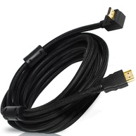 Cabo HDMI 2 Metros 90° Ângulo em L: Imagem 1080p Cristalina e Conexão Perfeita - imagem 1