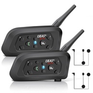 Intercomunicador EJEAS V6 Pro Bluetooth 1200m - Comunicação Cristalina para Motociclistas (2 Unidades) - imagem 1