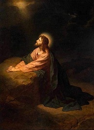 Cristo no Jardim do Getsêmani (1890) - Tela Canvas de Heinrich Hofmann | Arte de Qualidade para Decoração - imagem 1