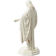 Estátua de Jesus Cristo Ressuscitado em Mármore Dourado - Decoração Religiosa Elegante - imagem 4