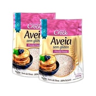 Kit 2X: Aveia em Flocos Finos Sem Glúten Leve Croc 200g - imagem 1