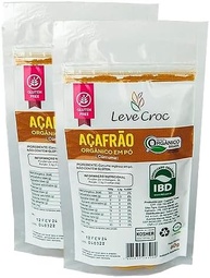 Kit 2X: Cúrcuma (Açafrão da Terra) em Pó Orgânico Leve Croc 60g - imagem 1