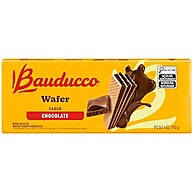 Wafer Chocolate Bauducco 140g: Crocância Irresistível - imagem 1