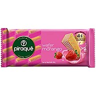 Wafer Morango Piraquê 100g: Crocância e Sabor Irresistível - imagem 1