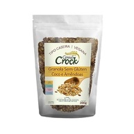 Kit 3X: Granola Aveia/Coco/Amêndoas S/Glúten Leve Crock 200g - imagem 1