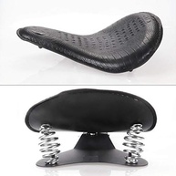 Assento de Moto Couro Crocodilo Preto 13.38" LKV com Molas - Personalize sua Harley Davidson Sportster XL 1200 883 48 - imagem 4