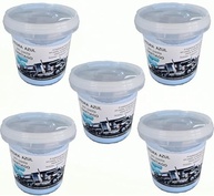 Kit 5 Pedra Azul Em Pasta P Polimento (500gr) Roda Tanq Crom - imagem 2