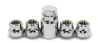 Conjunto de trava de roda cromada de extremidade aberta 12 x 1,25 - imagem 2