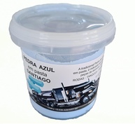 Pedra Azul Em Pasta P/Polimento (500gr) Roda Tanque Cromado - imagem 1