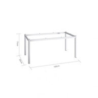Base de Mesa Jantar: Elegância em Aço Cromado - imagem 2