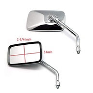 Espelhos Retrovisores de Aço Cromado para Honda Shadow: Estilo e Segurança - imagem 3