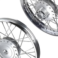 Roda Dianteira Fan 125/150 (2009-2018) Raios Inox Tambor Cromado + Rolamentos - imagem 4