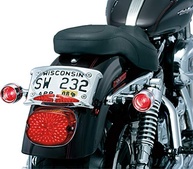 Bisel Profundo Kuryakyn 2109: Personalize suas Luzes de Seta Harley-Davidson (Cromado/Vermelho) - imagem 3