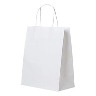 Sacola de Papel Branca 26x19,5x9,5cm (1001014) – 10 Unidades Cromus - imagem 2