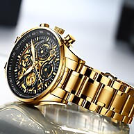 NIBOSI: Relógio Masculino de Luxo com Cronógrafo - imagem 2