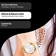 Relógio Ana Hickmann Dourado: Elegância e Cronógrafo - imagem 2