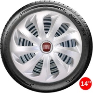 Jogo 4 Calotas Esportivas Velox Aro 14 Prata - Fiat Novo Uno, Argo, Cronos, Strada e Mais! - imagem 4